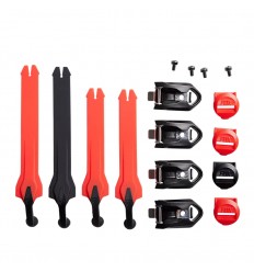 Kit De Correas Fox Para Botas Comp Rojo Fluor |30376-110|