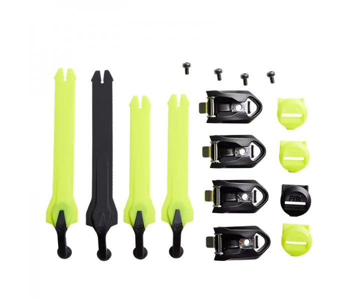 Kit De Correas Fox Para Botas Comp Amarillo Fluor |30376-130|