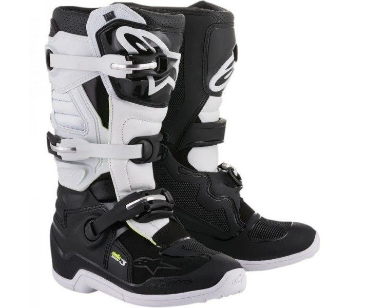 Botas Motocross Mujer Alpinestars Stella Tech 3 Negro Blanco |2013218-12|