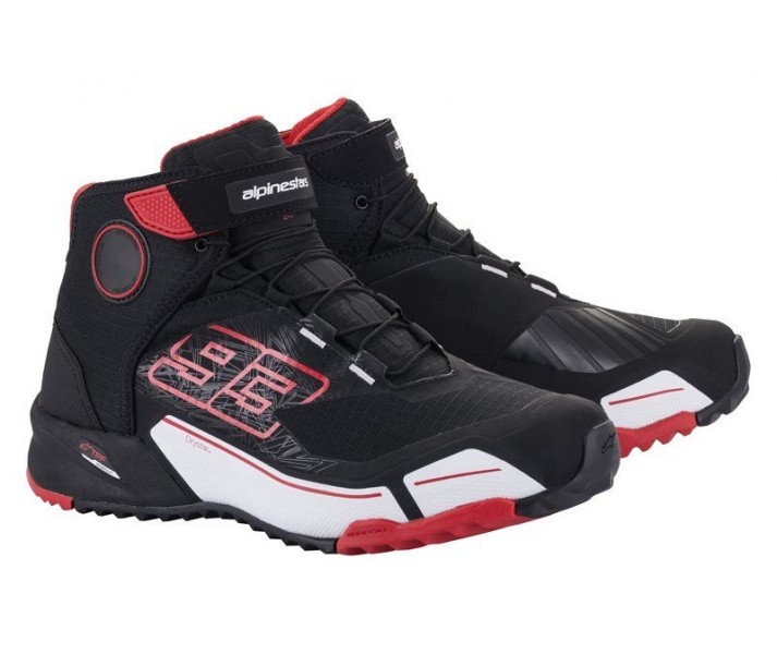 Zapatillas Alpinestars MM93 CR-X Drystar Negro Rojo Blanco |2611921-132|