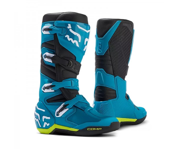 Botas Fox Comp Azul Amarillo |28373-026|