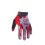 Guantes Fox 180 Atlas Gris Rojo |31311-037|