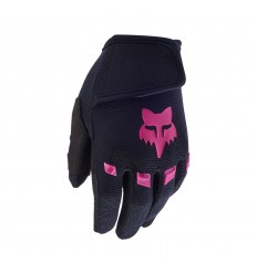 Guantes Fox Kids Dirtpaw Negro Rosa |31390-285|