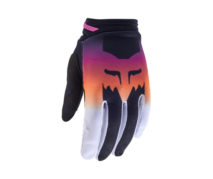 Guantes Fox Mujer 180 Flora Negro Rosa |31378-285|