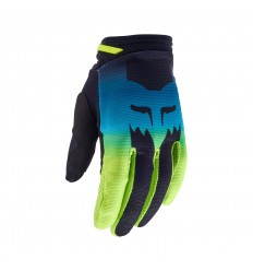 Guantes Fox Infantil Girls 180 Flora Negro Amarillo |31393-019|