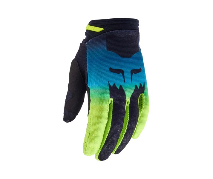 Guantes Fox Infantil Girls 180 Flora Negro Amarillo |31393-019|