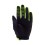 Guantes Fox Infantil Girls 180 Flora Negro Amarillo |31393-019|