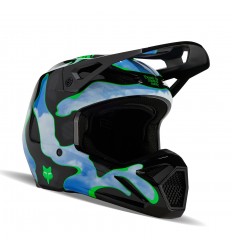 Casco Fox V1 Atlas Negro Verde |31376-151|