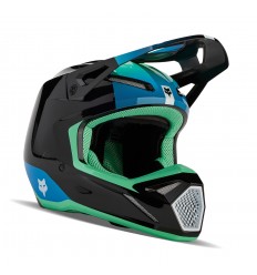 Casco Fox V1 Ballast Negro Azul |31373-013|