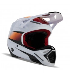 Casco Fox V1 Flora Blanco Negro |31372-058|