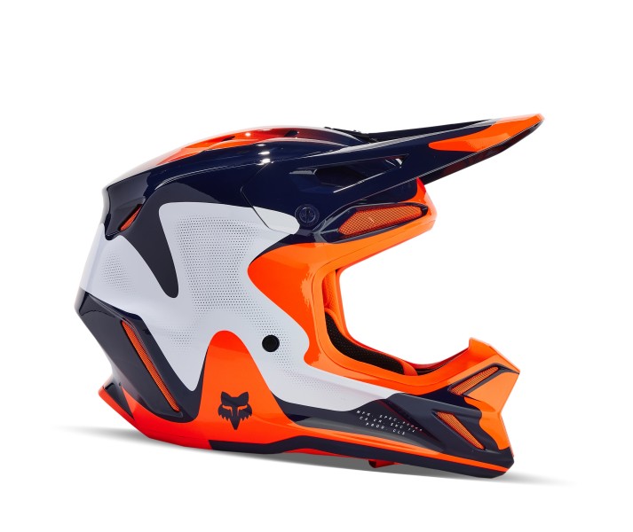 Casco Fox V3 Revise Azul Marino Naranja |31366-425|