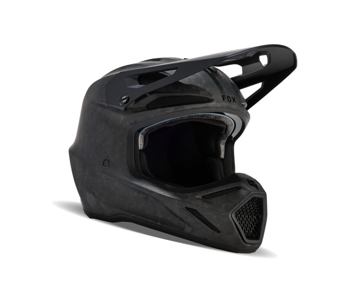 Casco Fox V3 Rs Carbon Solid Negro Mate |31361-255|