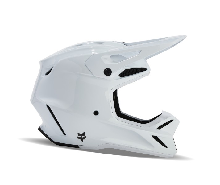 Casco Fox V3 Rs Carbon Solid Blanco |31361-008|