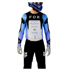 Camiseta Fox Flexair Magnetic Negro Púrpura |31267-166|