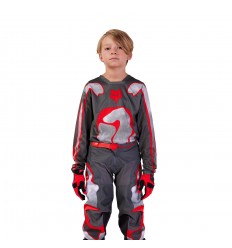 Camiseta Fox Infantil180 Atlas Gris Rojo |31428-037|