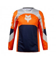 Camiseta Fox Infantil 180 Nitro Naranja Fluor |31425-824|