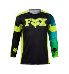 Camiseta Fox Infantil 360 Streak Negro Amarillo |31424-019|