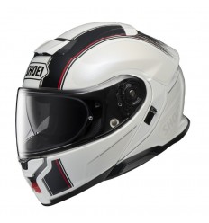 Casco Shoei Neotec 3 Satori Blanco Negro Rojo |CSNE32006|