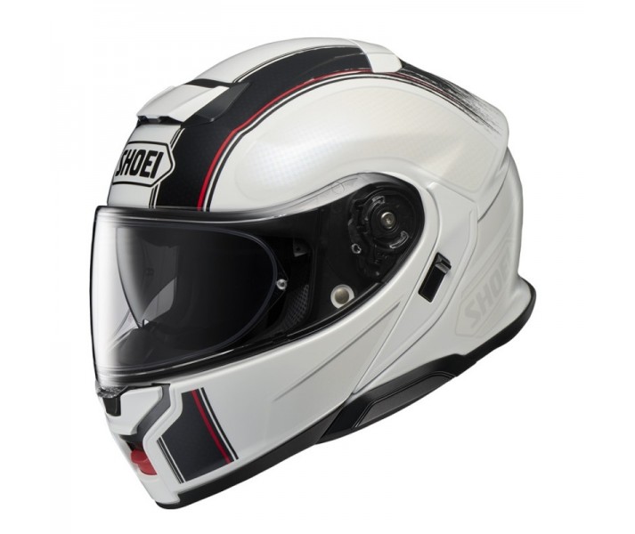 Casco Shoei Neotec 3 Satori Blanco Negro Rojo |CSNE32006|