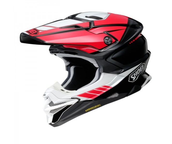 Casco Shoei Vfx-Wr 06 Jammer Blanco Rojo Negro Mate |CSVFXWR060101|