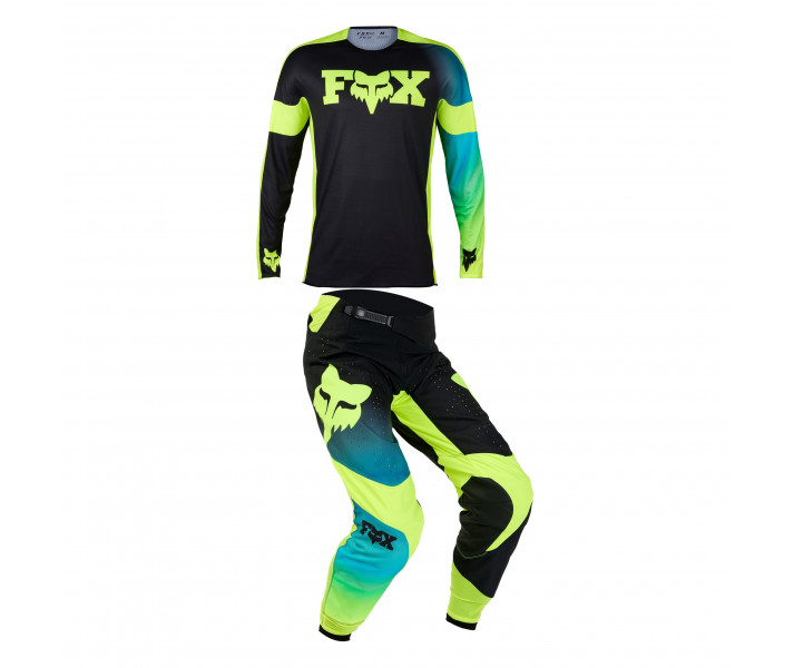 Traje Fox 360 Streak Negro Amarillo