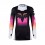 Camiseta Fox Mujer 180 Flora Negro Rosa |31380-285|