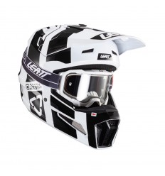 Casco Leatt Kit Moto 3.5 Negro Blanco |LB102406038|