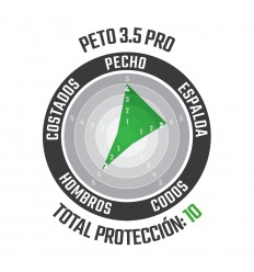 Peto Leatt 3.5 Pro Negro |LB502240026|