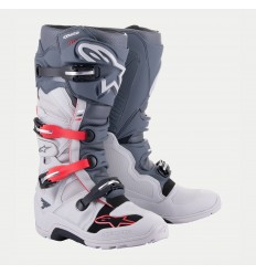 Botas Alpinestars Tech 7 Enduro Gris Rojo Brillo |2012114-9204|