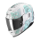 Casco Scorpion Exo-520 Evo Air Fasta Blanco Azul Claro |172-361-270|