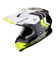 Casco Scorpion Vx-16 Evo Air Fusion Negro Amarillo Neon |146-430-141|