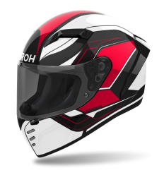 Casco Airoh Connor Dunk Blanco Negro Rojo Brillo |CND55|