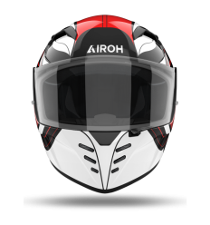 Casco Airoh Connor Dunk Blanco Negro Rojo Brillo |CND55|