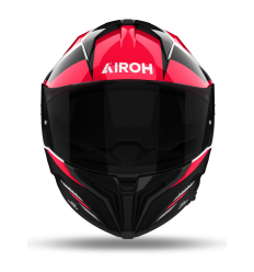 Casco Airoh Matryx Thron Blanco Negro Rojo Brillo |MXT55|