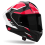 Casco Airoh Matryx Thron Blanco Negro Rojo Brillo |MXT55|