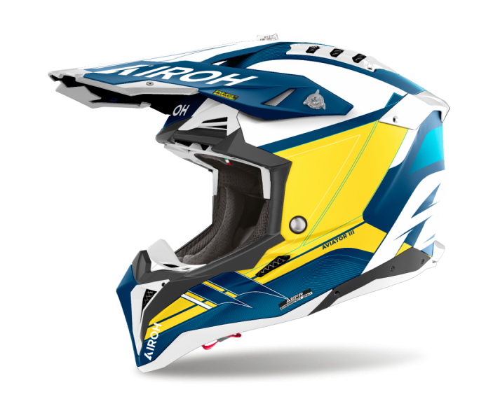 Casco Airoh Aviator 3 Saber Azul Mate |AV3SA13|