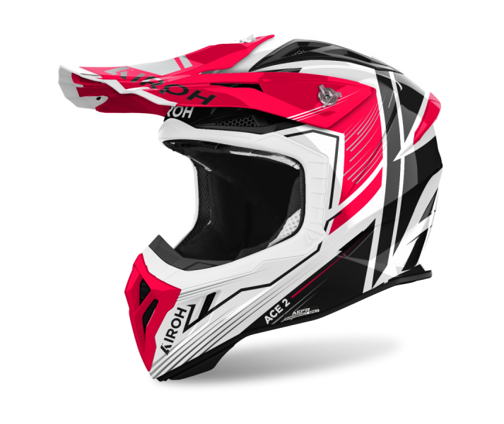 Casco Airoh Aviator Ace 2 Engine Rojo Brillo |AV22E55|