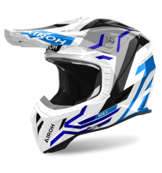 Casco Airoh Aviator Ace 2 Ground Azul Brillo |AV22G18|