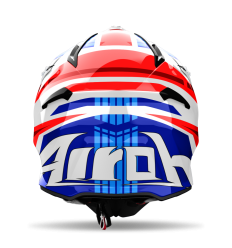 Casco Airoh Aviator Ace 2 Proud Azul Rojo Brillo |AV22P18|