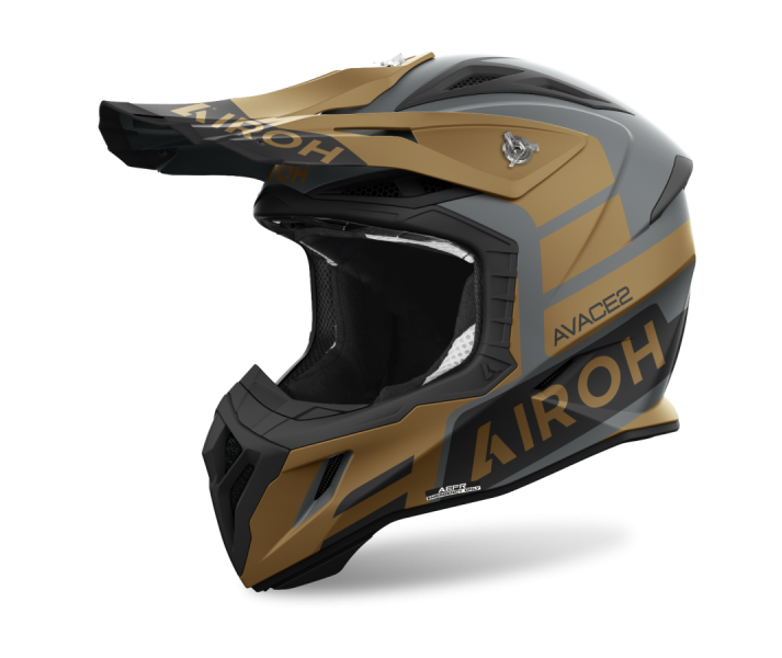 Casco Airoh Aviator Ace 2 Sake Dorado Mate |AV22A35|