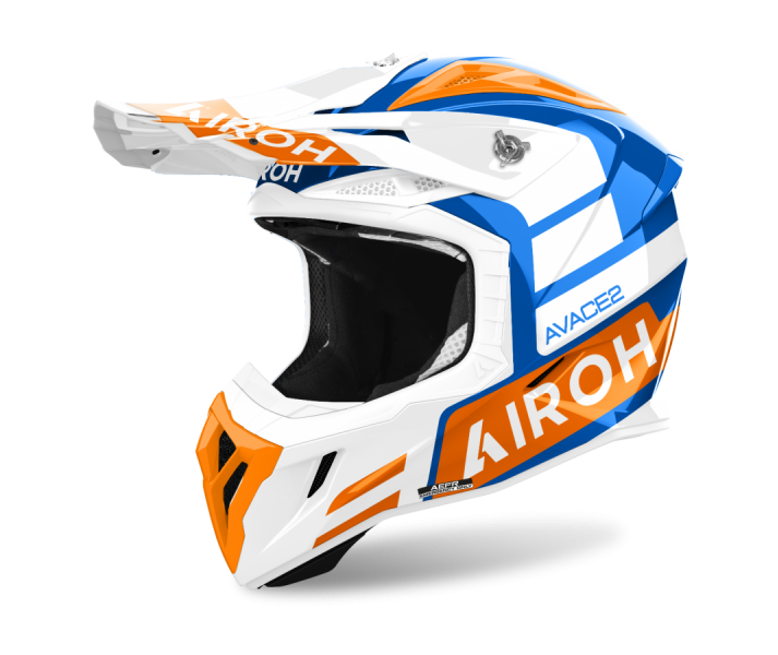 Casco Airoh Aviator Ace 2 Sake Naranja Brillo |AV22A32|