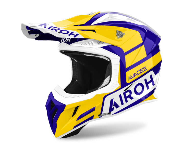 Casco Airoh Aviator Ace 2 Sake Amarillo Brillo |AV22A08|