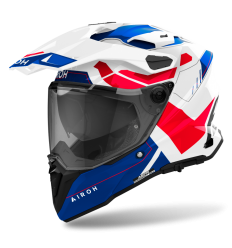 Casco Airoh Commander 2 Reveal Azul Rojo Brillo |CM2R18|