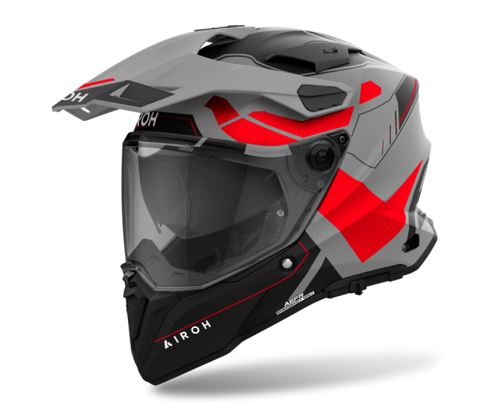 Casco Airoh Commander 2 Reveal Rojo Fluor Mate |CM2R55|