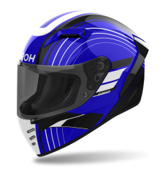 Casco Airoh Connor Achieve Azul Brillo |CNA18|