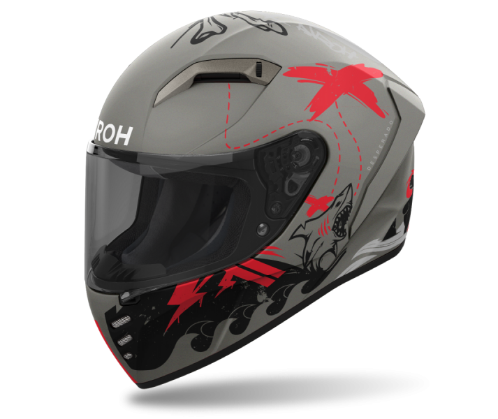 Casco Airoh Connor Desperado Naranja Mate |CND32|