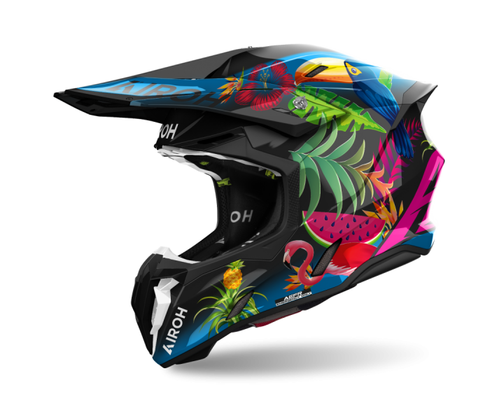 Casco Airoh Twist 3 Amazonia Brillo |TW3TAM35|