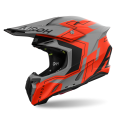 Casco Airoh Twist 3 Dizzy Naranja Fluor Mate |TW3D32|