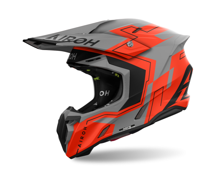 Casco Airoh Twist 3 Dizzy Naranja Fluor Mate |TW3D32|