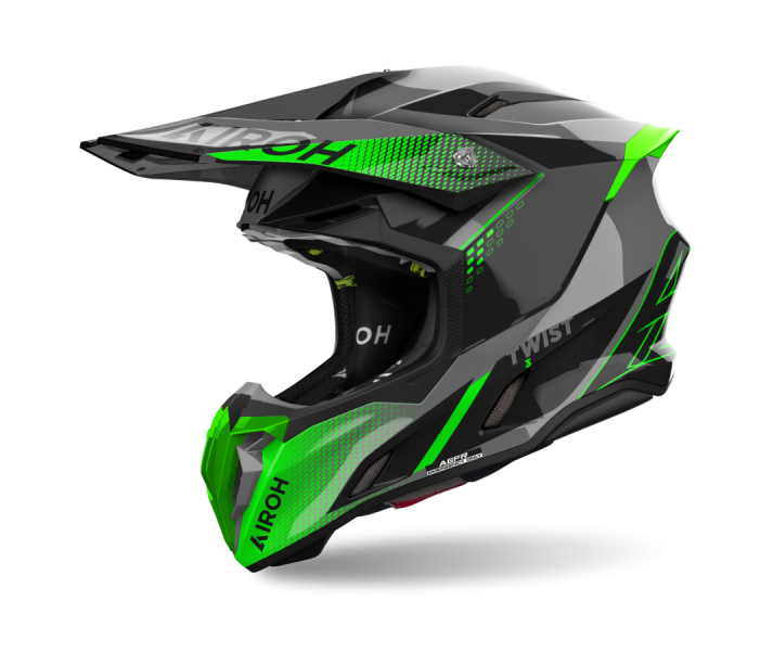 Casco Airoh Twist 3 Shard Verde Brillo |TW3S33|